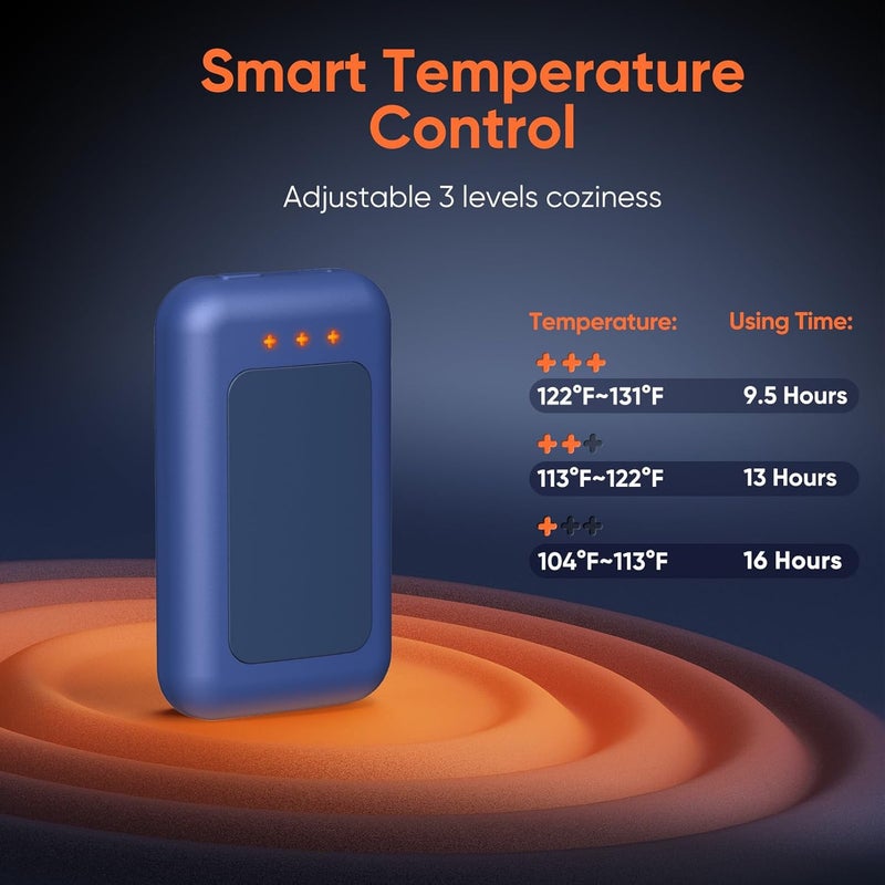 Hotdot Hand Warmers, Hand Warmers Rechargeable, Reusable Portable Electric Hand Warmer, Fast Intelligent Heating in 1 Second, Gifts for Christmas, Outdoor, Golf, Hunting, Camping Accessories - Image 5